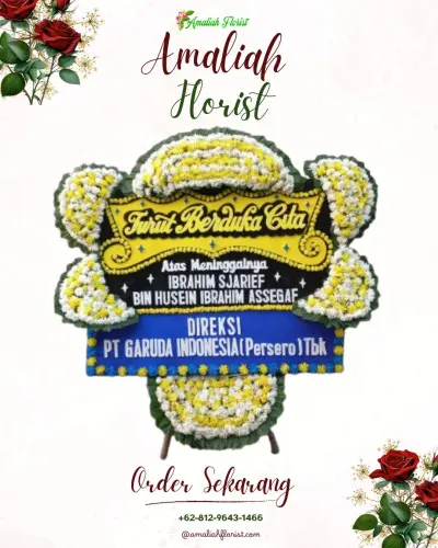 Papan Bunga Duka di Sukarame Ii