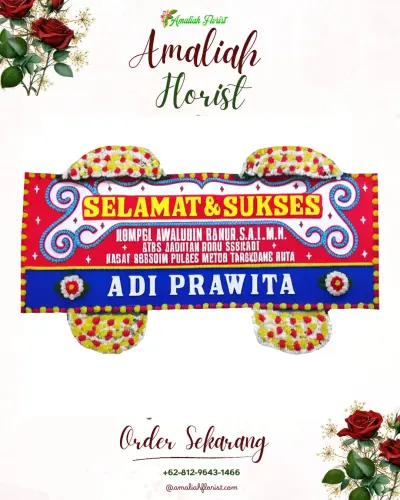Karangan Bunga Ucapan Selamat di Sukarame Ii